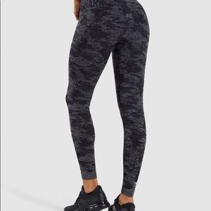 Gymshark black camo seamless leggings
